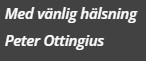 med vänlig häslning